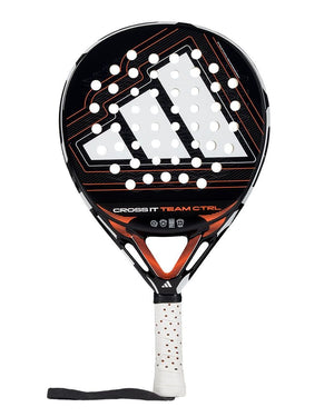 Adidas Cross IT Team Ctrl 2026 padel racket on a white background.