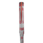 The side of a grey 2026 Adidas padel racket with red branding on a white background.