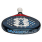 The top of a limited edition 2026 World Cup blue Adidas padel racket with red and white branding for the France national team.