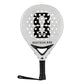A limited edition 2026 World Cup white Adidas padel racket for the Germany national team, with the World Cup trophy on the face.