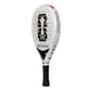 A limited edition 2026 World Cup white Adidas padel racket for the Germany national team, with the World Cup trophy on the face.