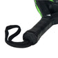Black and green Adidas padel tennis racket handle.