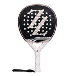 A limited edition Zinedine Zidane Adidas padel racket on a white background