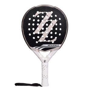 A limited edition Zinedine Zidane Adidas padel racket on a white background