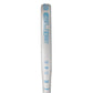 The side of a limited edition 2026 World Cup light blue Adidas padel racket with white branding for the Argentina national team.