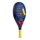 A limited edition 2026 World Cup blue Adidas padel racket with red and yellow branding for the Colombia national team.