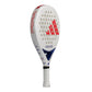 A limited edition 2026 World Cup white Adidas padel racket with red and blue branding for the England national team.