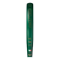 The side of a limited edition 2026 World Cup green Adidas padel racket with red and white branding for the Mexico national team.
