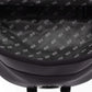 Close up of the inside detailing of a black Royal Padel backpack.