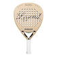 A gold 2027 Bullpadel Flow padel racket on a white background, with 'Legend' on the face.
