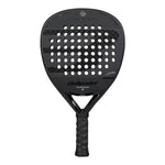 A black Bullpadel 2027 Icon padel racket on a white background.