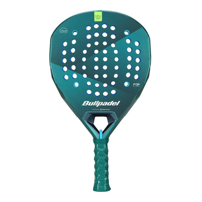 A teal 2026 Bullpadel Neuron padel racket on a white background.