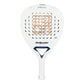 A Bullpadel Pearl 2027 padel racket with gold branding on a white background.