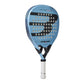 A blue junior Bullpadel padel racket on a white background.