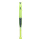 The side of a lime green Head junior padel racket with black branding on a white background.