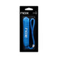 A blue Nox luxury padel tennis smartstrap in black packaging.