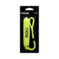 A yellow Nox luxury padel tennis smartstrap in black packaging.