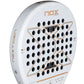 The face of a white 2026 Nox NextGen padel racket on a white background.