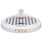 The top of a white 2026 Nox NextGen padel racket on a white background.