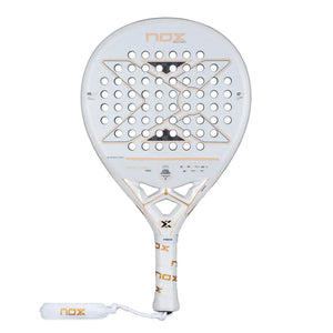 A white 2026 Nox NextGen padel racket on a white background.