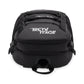 Black backpack with 'Royal Padel'  branding on a white background pictured from top