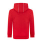 Red Royal Paddle hoodie with white accents on hood on a white background