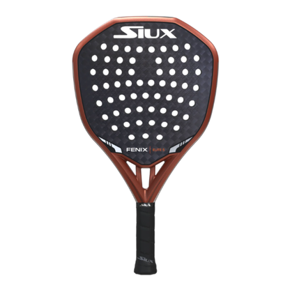A bronze Siux Fenix Elite Padel Racket on a white background.