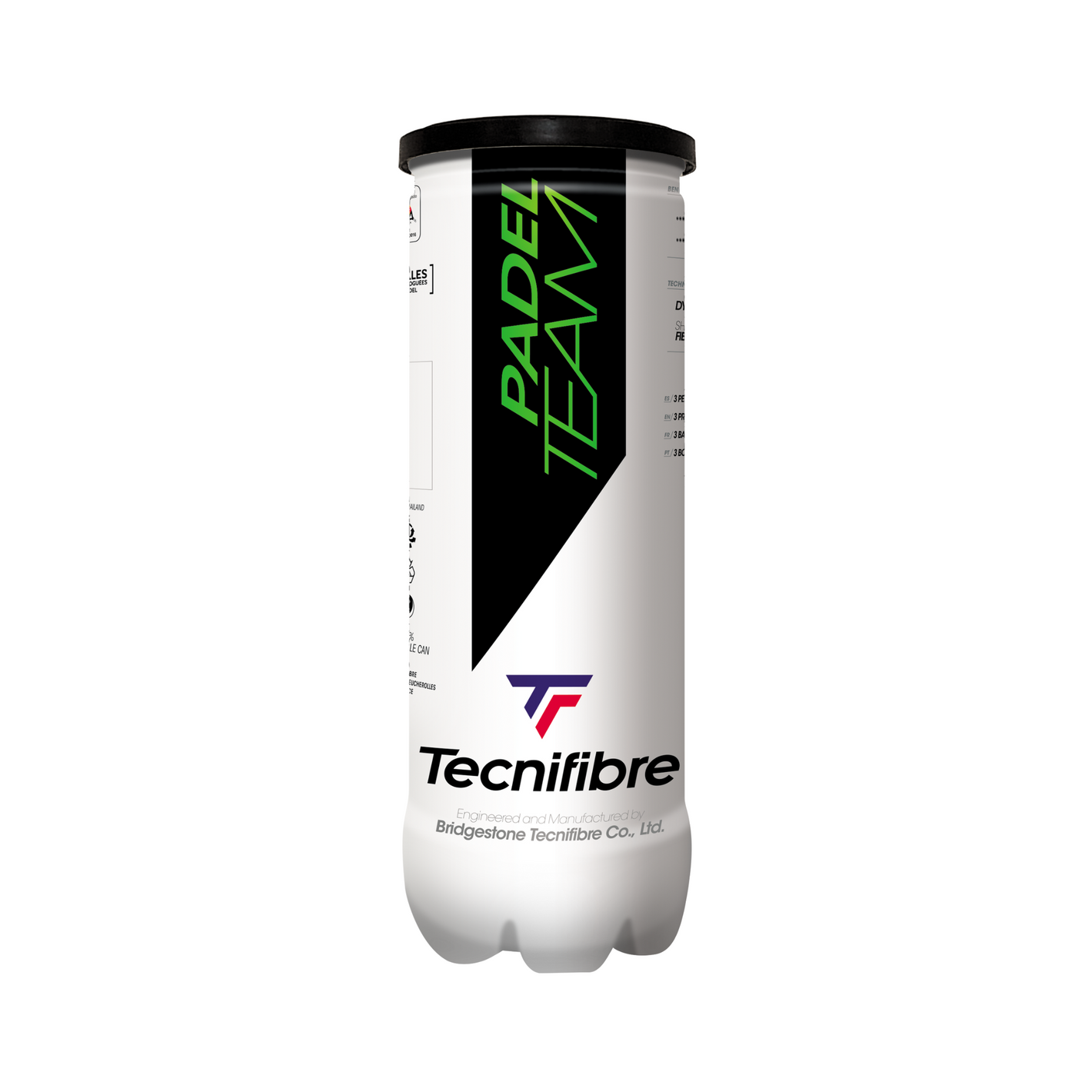 Tecnifibre Padel Team Balls - Tube of 3
