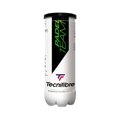 Tecnifibre Padel Team Balls - Tube of 3