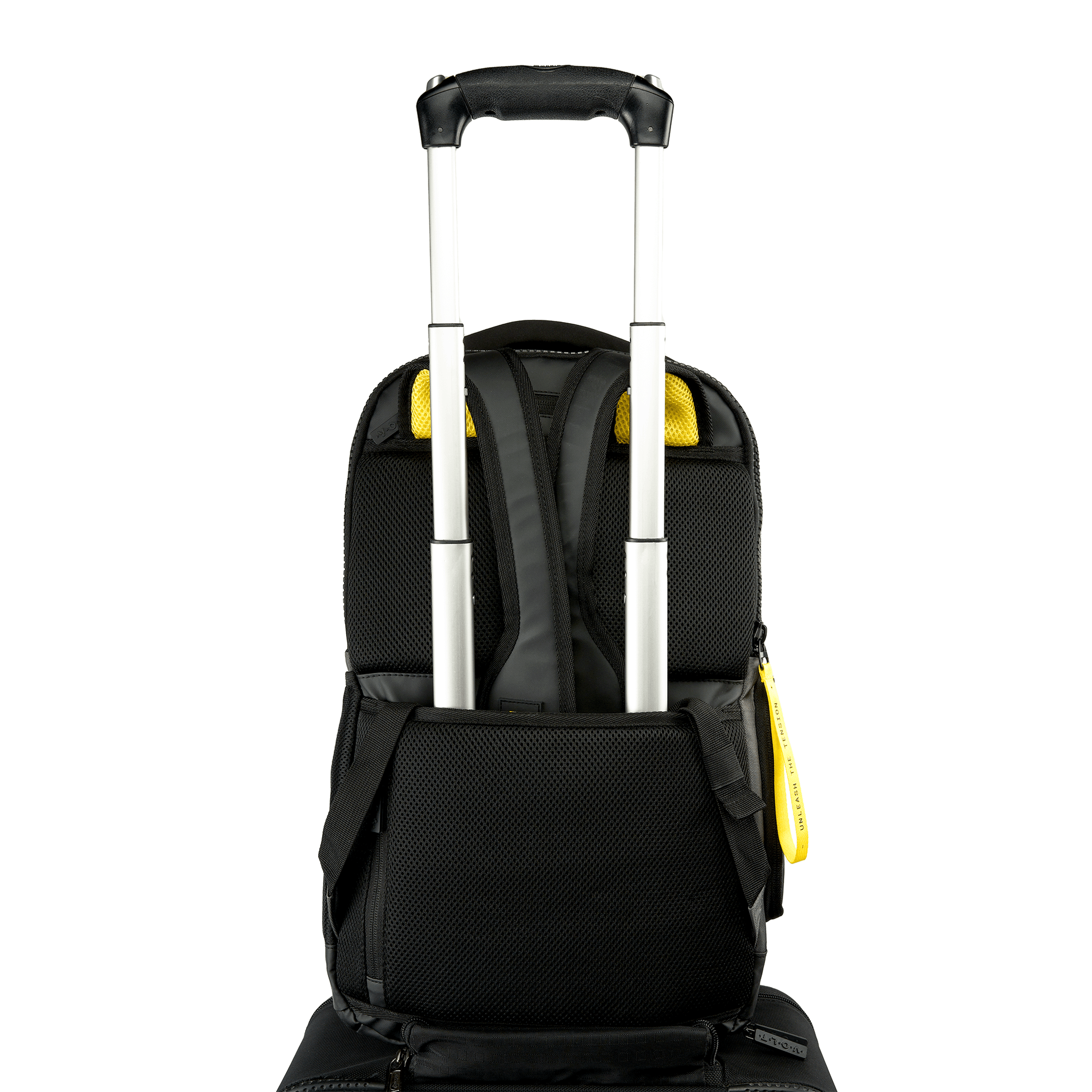 A Volt padel tennis bag with a handle attached to the back of the bag, making it easy to transport