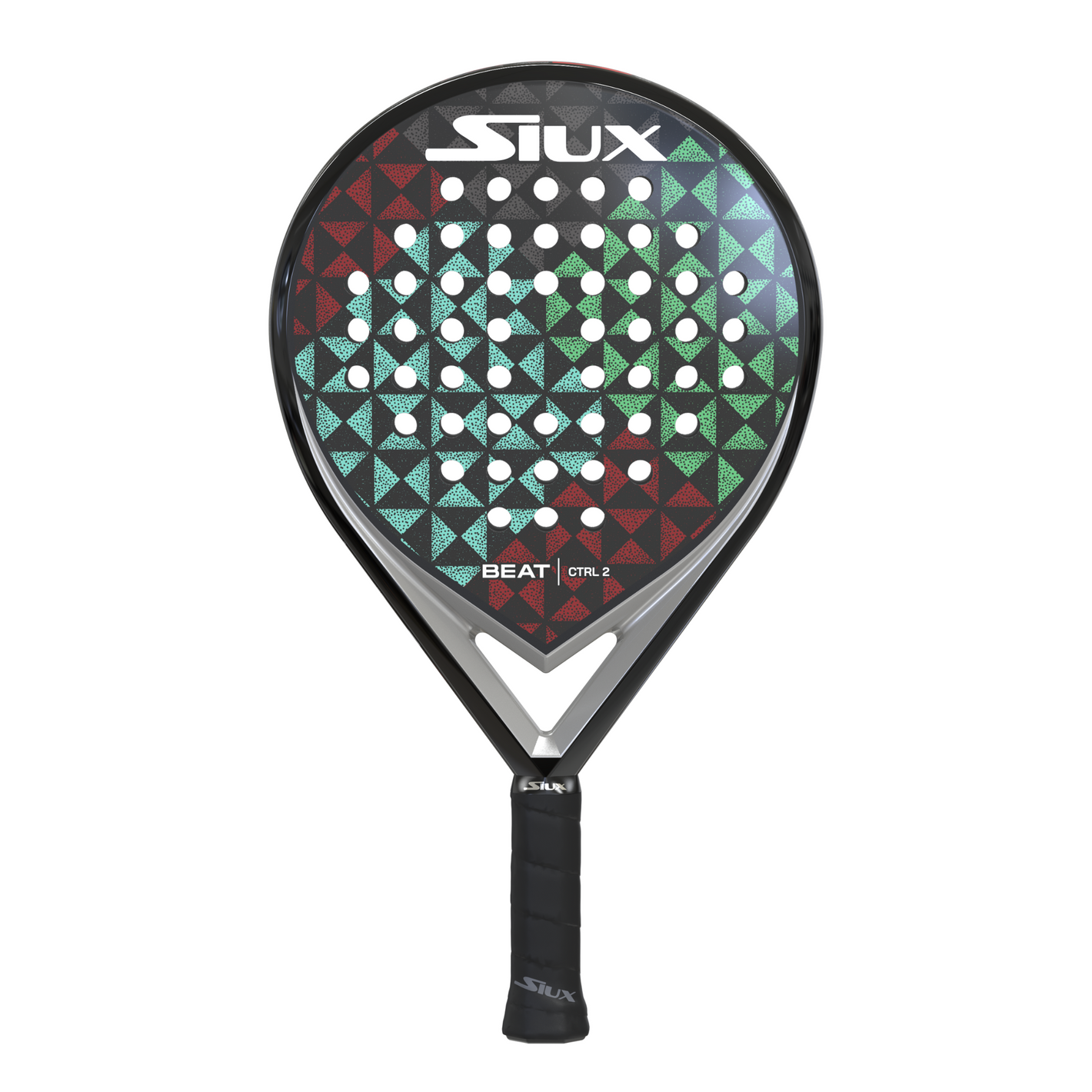 Siux beat control 2 Padel with geometric pattern 