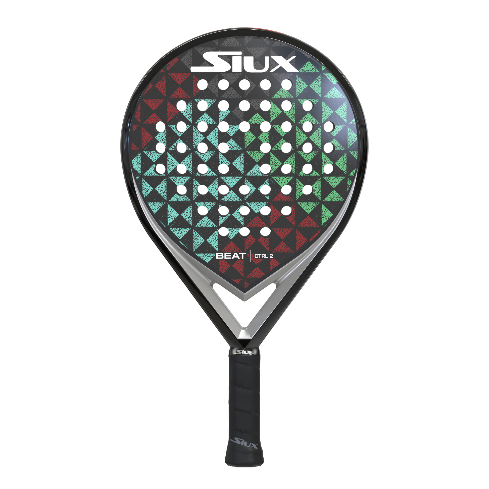 Siux beat control 2 Padel with geometric pattern 